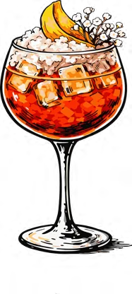 Illustration of the Côte d’Amour Spritz
