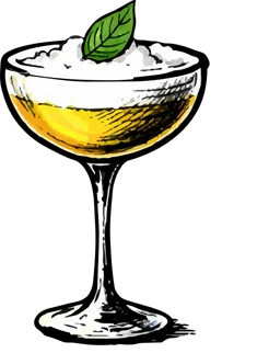 Illustration of the L’Or de Menton cocktail
